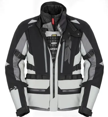 Zdjęcie produktu dla Tekstylna kurtka motocyklowa Spidi All Road H2Out, ciemnoszary/jasnoszary, L