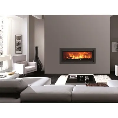 Image de Poele a Bois Foyer a bois - PANADERO - Hogar angle a gauche Ecodesign - 5,9 kw - Bûches 50 cm