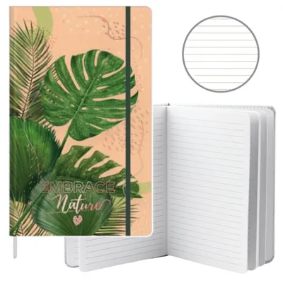 Obrázok produktu pre Plánovač na notebook Monstera Guma na listy A5 80 listov