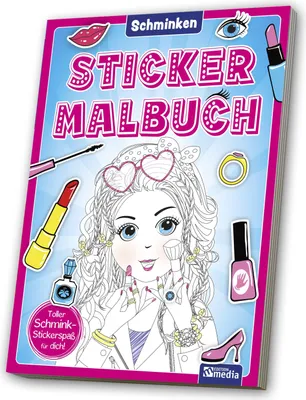 Produktbild von Mal- & Stickerbuch: Schminken