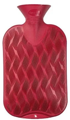 Productafbeelding van Fashy Warm Waterkruik Wave Motief Rood (1 stuk)
