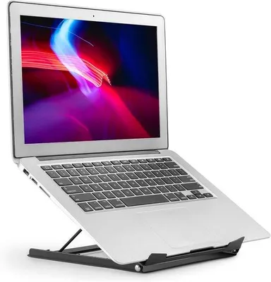 Produktbild von Famanu Laptop- und Tablethalter mit verstellbarer Höhe - faltbar