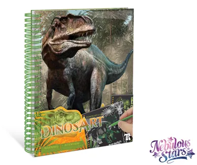 Produktbild von Dinosart 15201, Rubbelkarte für Kinder, Mehrfarbig