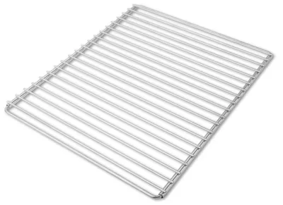 Immagine prodotto di DEOS Griglia regolabile per barbecue in acciaio inox 45–55 × 37 cm senza manici