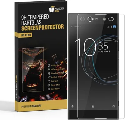 Produktbild von 1x 9H Hartglas für Sony Xperia XA Ultra Panzerfolie Displayschutz Schutzfolie KLAR Panzerglas Schutzglas