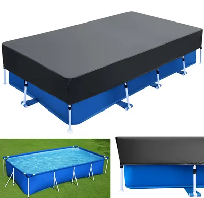 Productafbeelding van Rechthoekige zwembadafdekking, 450 x 220 cm, weerbestendig