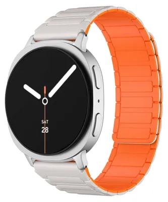 Immagine prodotto di Bracciale in silicone magnetico per orologio Samsung Galaxy Watch 9 / 8 / 8 Classic, modello I-Design