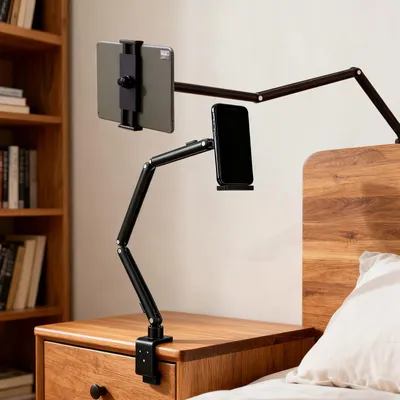 Zdjęcie produktu dla Solidchoice - Regulowany uchwyt na tablet do montażu na stole - obrotowy o 360°