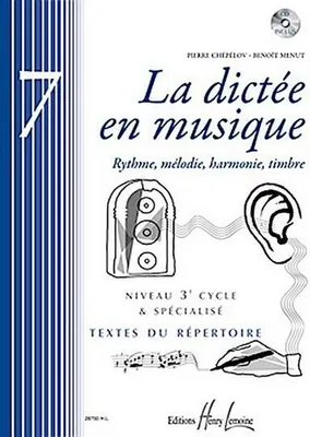 Produktbild von La dictée en musique vol.7 (+CD)