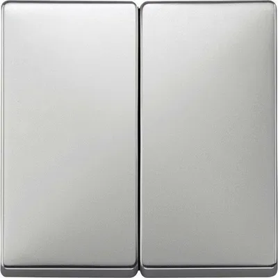 Produktbild von Merten artec aluminium silber Wippe Serienwippe 412560