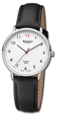 Imagen del producto de Reloj de pulsera de cuero para mujer, modelo analógico, con correa de cuero Regent, referencia D3URGM2306