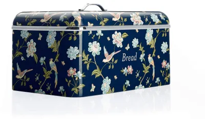 Produktbild von Laura Ashley Brotkasten – Großer Aufbewahrungsbehälter aus Edelstahl