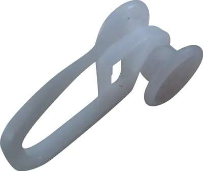 Produktbild von rewagi® 1000x U-Faltenrollen Weiß – Röllchen für U-Schiene – Ø 11 mm – WRO