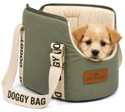 Transporttasche & Reisbett für Hunde/Katzen, S, 5 kg, Grün