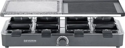 Obrázok produktu pre Severin RG2371 Raclette gril pre 8 osôb Prírodný kameň a grilovacia doska