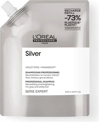 Produktbild von L'Oréal Professionnel Silver Refill Shampoo 500 ml