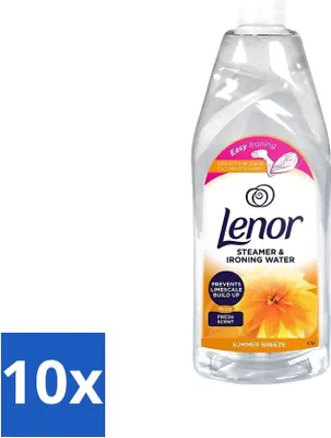 Produktbild von Lenor Bügelwasser Sommerbrise 1 Liter - Vorteilspack - 10 Stücke