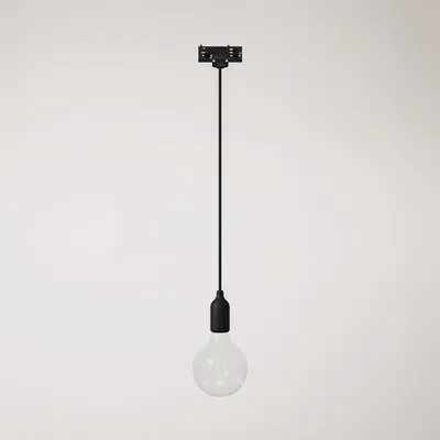 Immagine prodotto di Creative Cables - Lampada a sospensione per binario in silicone con cavo tessile -lampadina non inclusa