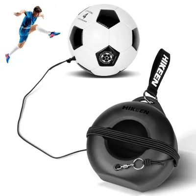 Image de Ensemble d'entraînement de football avec ballon de retour et corde réglable