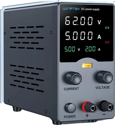 Image de Alimentation de laboratoire, tension de sortie réglable, dispositifs de sécurité, GA605H 62V 5A