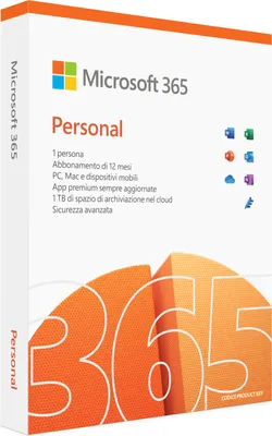 Produktbild von Microsoft 365 Personal Office-Paket Italienisch 1 Jahr(e)