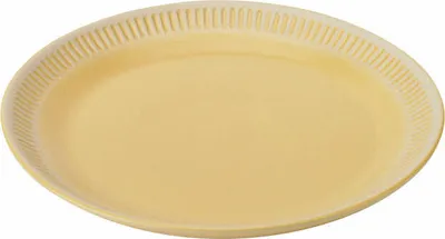 Image de Knabstrup Assiette plate Colorit, Assiette plate, Assiette, Grès, Yellow, 19 cm, K1400-8