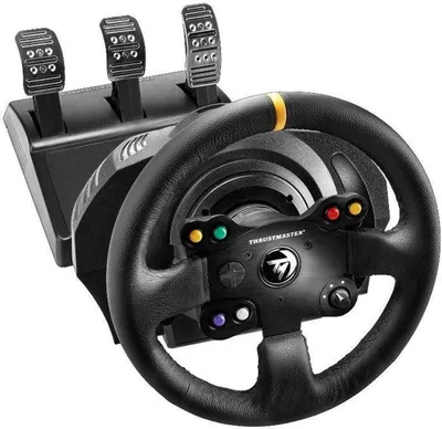 Produktbild von ThrustMaster TX Racing - kožená edice - sada volantu a pedálů