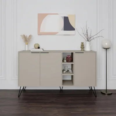 Immagine prodotto di Madia 3 ante Clara 142x35,5x83h colore cashmere