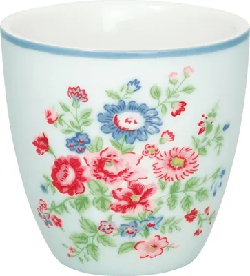 Produktbild von Greengate Ailis Mini Latte Cup pale blue 0,13 l