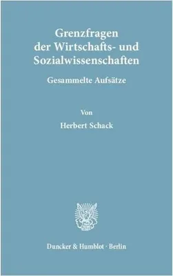 Immagine prodotto di Grenzfragen der Wirtschafts- und Sozialwissenschaften.
