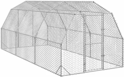 Produktbild von (Robust Möbel)Hühnerstall - modernes Design - Outdoor-Tierkäfig/Hühnerhaus - 2,5x6x2,25 m Verzinkter Stahl Promotion241544 - Kleintier-Ställe