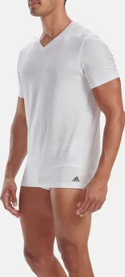 Immagine prodotto di T-shirt Adidas a maniche corte con scollo a V confezione da 2 pezzi