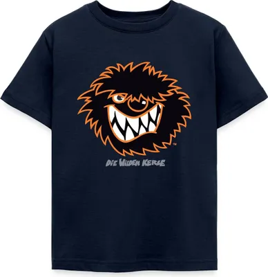 Produktbild von Spreadshirt Die Wilden Kerle Kerl Porträt Kinder T-Shirt, 122/128 (7-8 Jahre), Navy