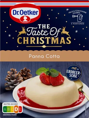 Produktbild von Dr. Oetker Panna Cotta Dessertpulver cremiges Dessert Packung 109g