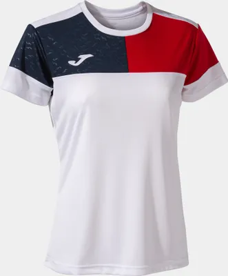 Zdjęcie produktu dla Joma Crew V Shirt, Weiss-Rot, L