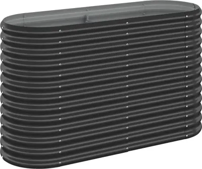 Produktbild von vidaXL Hochbeet Verzinkter Stahl 114x40x68 cm Anthrazit