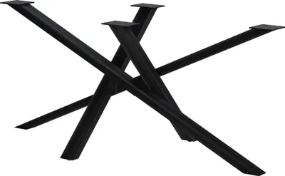 Produktbild von CLP Tischbeine Finney aus Stahl antik schwarz Größe 160x80x72 cm Größe 160x80x72 cm