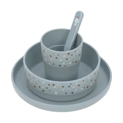 Produktbild von Geschirr-Set Tiny Farmer blau