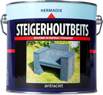 Produktbild von Holzlasur anthrazit 2500 ml Hermadix