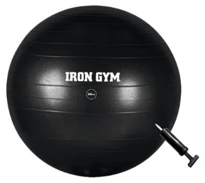 Image de Iron Gym - Ballon d'exercice 65 cm avec pompe