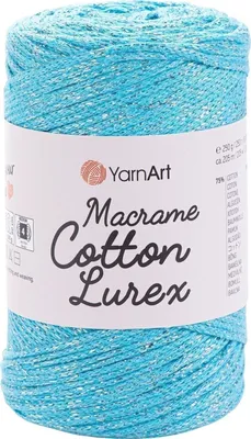 Produktbild von Yarn Art Macrame Baumwolle Polyester 2 mm 205 m 733 Schnur