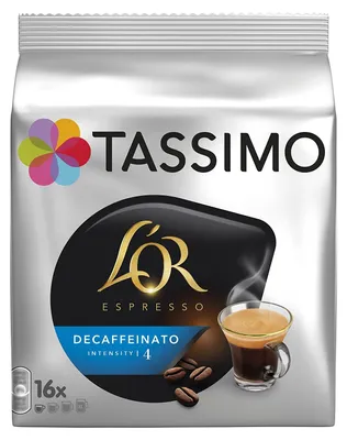 Produktbild von Tassimo L'Or Decaffeinato - 16 Kapseln