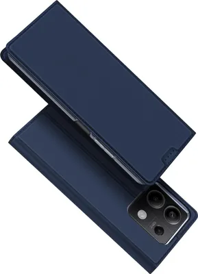 Produktbild von Dux Ducis Skin Pro Flip Case mit Kartensteckplatz für Xiaomi Redmi Note 13 5G - Blau