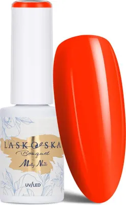 Immagine prodotto di Molly Nails @Bouquet di Laskovska Hibiscus HEMA/Di-HEMA-freier Hybrid-Nagellack, 7 g