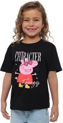 Image de Peppa Pig - "Main Character" T-shirt pour fille TV19828 (104) (Noir)