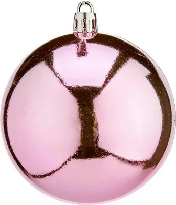 Immagine prodotto di Baubles di Natale da 16 pezzi ø 8 cm in plastica rosa