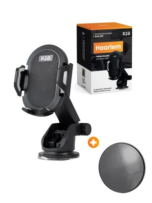 Productafbeelding van R2B Telefoonhouder Auto met Zuignap – Voor Raam Dashboard en Ventilatierooster – Inclusief Dashboardpad