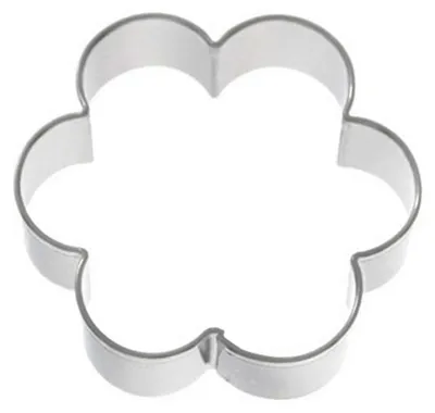 1 Ausstechform aus Edelstahl Plätzchenformen Blume