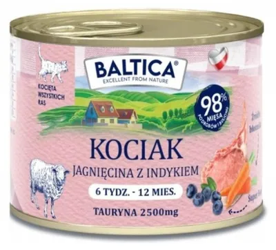 Immagine prodotto di BALTICA SMAKI REGIONÓW Coniglio con tacchino 185g 185g