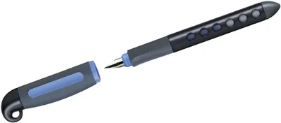 Produktbild von Schulfüller Scribolino Linkshänder A schwarz Packung mit 3 Stück
